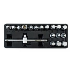 Sada kľúčov na vypúšťanie oleja YATO 18 kusov 5/16"-3/8", 8mm, 10mm, 7-14mm, 10mm, 8-17mm 3/8"C   Sada kľúčov na vypúšťanie oleja YATO 18 kusov 5/16"-3/8", 8mm, 10mm, 7-14mm, 10mm, 8-17mm 3/8"C