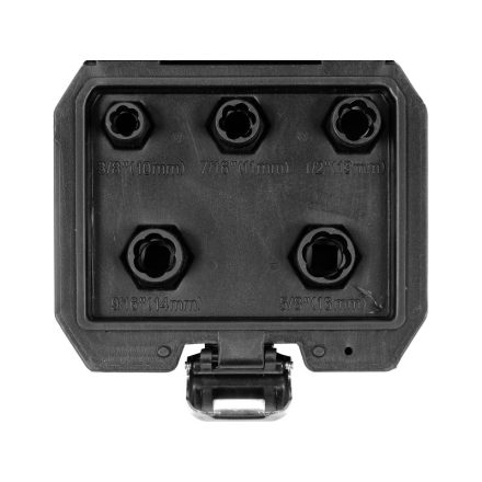 YATO sada na odstraňovanie nástavcov zo skrutkovača 5 dielov 3/8" 10-16 mm CrMo