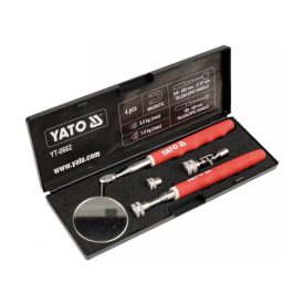 Súprava zrkadielka YATO 4 diely teleskopické (zrkadlo + magnetický snímač)   Súprava zrkadielka YATO 4 diely teleskopické (zrkadlo + magnetický snímač)