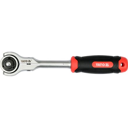 YATO Hmatníková rukoväť 1/2" 255 mm 72T s otáčajúcou hlavou CrV
