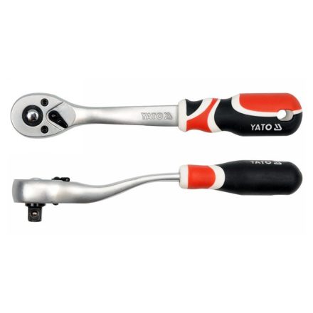 YATO Ratchet Drive Shank 3/8" 200 mm 72T zahnutá stopka mäkká rukoväť CrV