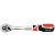 YATO Ratchet Drive Shank 3/8" 200 mm 72T zahnutá stopka mäkká rukoväť CrV