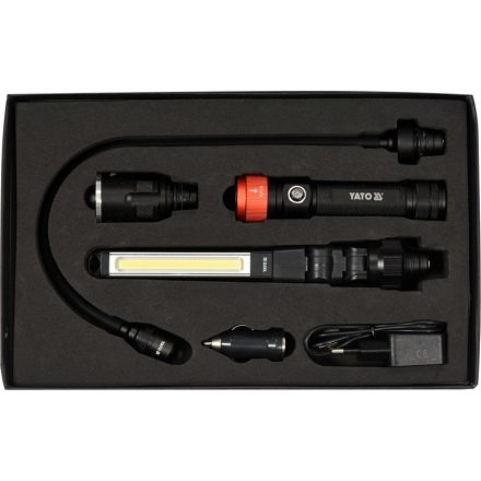 YATO Batériová LED lampa 3 v 1 380 lm