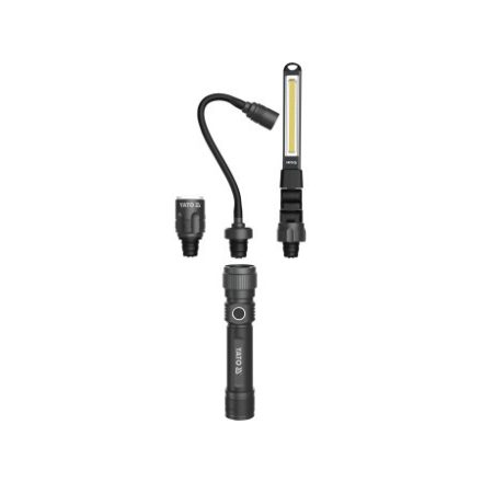 YATO Batériová LED lampa 3 v 1 380 lm