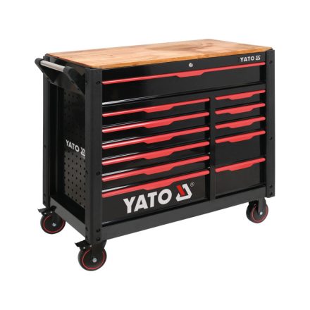 YATO Nástrojový vozík s 12 zásuvkami