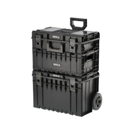 YATO Systém boxu na náradie na kolieskach 3 diely 585 x 425 x 810 mm
