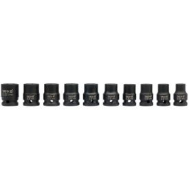 Sada nástrčných kľúčov YATO 10 kusov 1/2" 10-22 mm CrMo   Sada nástrčných kľúčov YATO 10 kusov 1/2" 10-22 mm CrMo