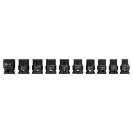 Sada nástrčných kľúčov YATO 10 kusov 1/2" 10-22 mm CrMo