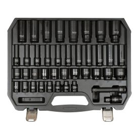 Sada nástrčných kľúčov YATO 40 kusov 1/2" 10-32 mm CrMo   Sada nástrčných kľúčov YATO 40 kusov 1/2" 10-32 mm CrMo