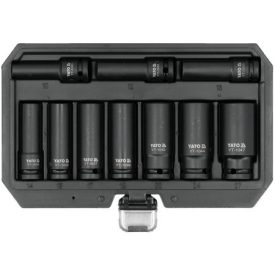 YATO Hosszú gépi dugókulcs készlet 10 részes 1/2" 10 részes 10-27 mm   YATO Hosszú gépi dugókulcs készlet 10 részes 1/2" 10 részes 10-27 mm