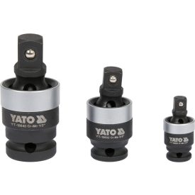 YATO Súprava spojok stroja 3 diely 1/4" 3/8" 1/2" CrMo   YATO Súprava spojok stroja 3 diely 1/4" 3/8" 1/2" CrMo