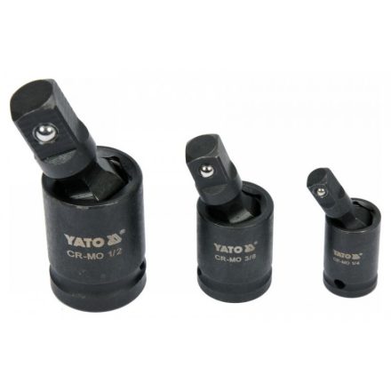 YATO súprava spojok stroja 3 diely 1/4 - 3/8 - 1/2"