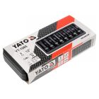 Sada nástrčkových kľúčov pre stroj YATO 8 kusov Torx 1/2" T30-T80 CrMo