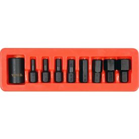 YATO súprava imbusových bitov 9-dielny adaptér pre nástrčný kľúč 1/2" 6-19 mm   YATO súprava imbusových bitov 9-dielny adaptér pre nástrčný kľúč 1/2" 6-19 mm