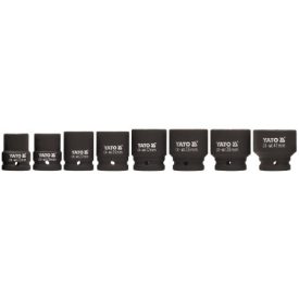 Sada nástrčných kľúčov YATO 8 kusov 3/4" 22-41 mm CrMo   Sada nástrčných kľúčov YATO 8 kusov 3/4" 22-41 mm CrMo