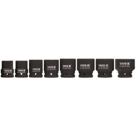 Sada nástrčných kľúčov YATO 8 kusov 3/4" 22-41 mm CrMo
