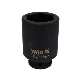 YATO Machine dlhý nástrčný kľúč 3/4" 43 mm CrMo YATO Machine dlhý nástrčný kľúč 3/4" 43 mm CrMo