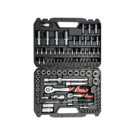 Sada nástrčných kľúčov YATO 94 kusov 1/4", 1/2" CrV   Sada nástrčných kľúčov YATO 94 kusov 1/4", 1/2" CrV