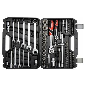 Sada nástrčných kľúčov YATO 82 kusov 1/4", 1/2" CrV   Sada nástrčných kľúčov YATO 82 kusov 1/4", 1/2" CrV