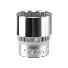 YATO nástrčný kľúč 12 uhlový 1/2" 23 mm CrV YATO nástrčný kľúč 12 uhlový 1/2" 23 mm CrV