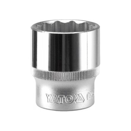 YATO nástrčný kľúč 12 uhlový 1/2" 23 mm CrV