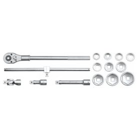 Sada nástrčných kľúčov YATO 15 kusov 3/4" 30-60 mm CrV   Sada nástrčných kľúčov YATO 15 kusov 3/4" 30-60 mm CrV