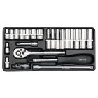 Sada nástrčných kľúčov YATO 23 kusov 1/4" 4-13 mm CrV