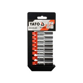 YATO Sada nástrčných kľúčov dlhých 8 kusov 1/4" 5,5-13 mm CrV   YATO Sada nástrčných kľúčov dlhých 8 kusov 1/4" 5,5-13 mm CrV