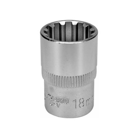 YATO nástrčný kľúč Spline 1/2" 18 mm CrV