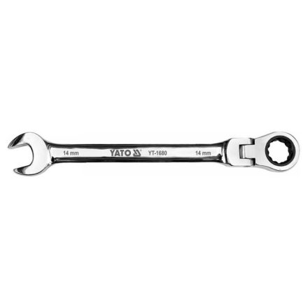 Račňový kľúč YATO 14 mm / 185 mm 72T CrV