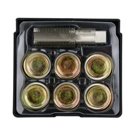 YATO Sada na opravu závitu skrutky na vypúšťanie oleja 7 dielov M22x1,5 mm   YATO Sada na opravu závitu skrutky na vypúšťanie oleja 7 dielov M22x1,5 mm