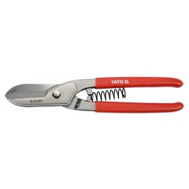 YATO nožnice na strihanie tanierov 250 mm rukoväť potiahnutá PVC   YATO nožnice na strihanie tanierov 250 mm rukoväť potiahnutá PVC