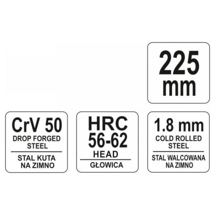 YATO Rabitzové kliešte 225 mm