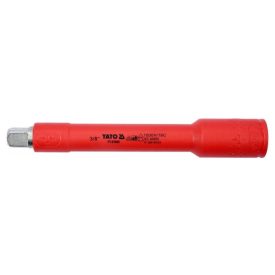 YATO predlžovací hriadeľ pre nástrčný kľúč izolovaný 3/8" 125 mm 1000 V CrV   YATO predlžovací hriadeľ pre nástrčný kľúč izolovaný 3/8" 125 mm 1000 V CrV