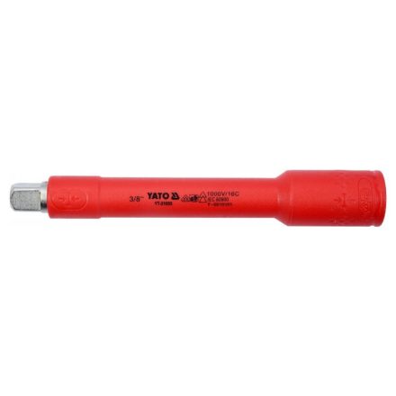 YATO predlžovací hriadeľ pre nástrčný kľúč izolovaný 3/8" 125 mm 1000 V CrV