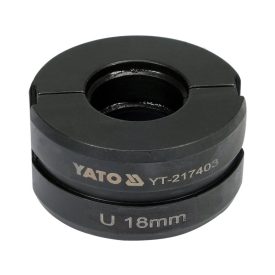 YATO Krimpovacia vložka pre krimpovač YT-21735 U-typ 18 mm YATO Krimpovacia vložka pre krimpovač YT-21735 U-typ 18 mm