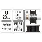 YATO Krimpovací vložka YT-21750 pre krimpovačku U-typ 20 mm