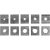 YATO sada čeľustí lisu 10 dielov 16-240 mm pre hydraulický lis YT-22861