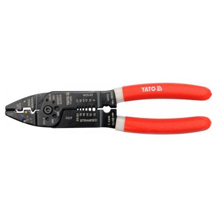 YATO Krimpovacie kliešte 215 mm/0,75-2,6 mm2