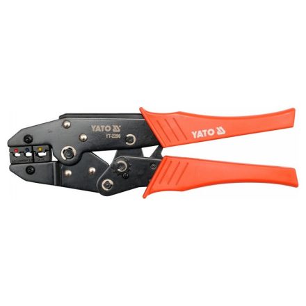 YATO Kliešte na lisovanie káblov s ratlou 230 mm/0,5-6,0 mm2