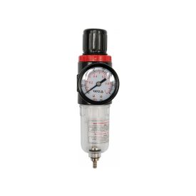 YATO Pneumatický vzduchový filter s regulátorom tlaku 1/4"   YATO Pneumatický vzduchový filter s regulátorom tlaku 1/4"
