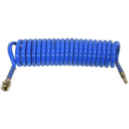 YATO Pneumatická hadica (špirála) s rýchlospojkou 8 x 12 mm x 5 m 1,2 MPa