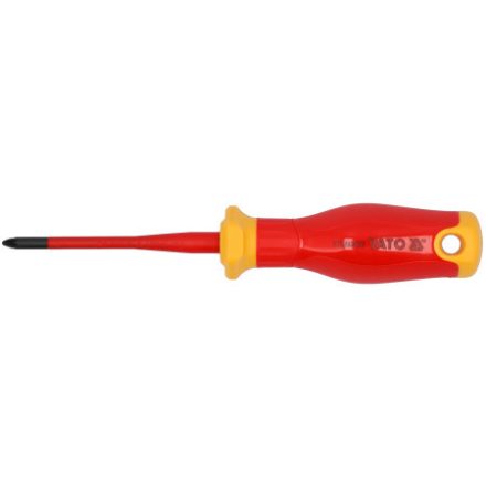 YATO Skrutkovač PZ1 x 80 mm s izoláciou do 1000 V, tenký dizajn