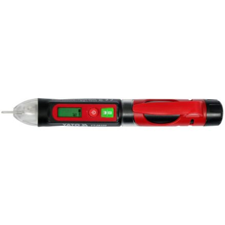YATO Phase finder bezdotykové meranie 12-1000 V s izolovaným LCD displejom
