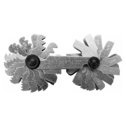 YATO Závitový nástroj 52 plochý metrický 0,25-6,0 mm 60° a Whitworth 4-62 mm 55°