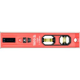 YATO Laserová torpédová vodováha 230 mm YATO Laserová torpédová vodováha 230 mm