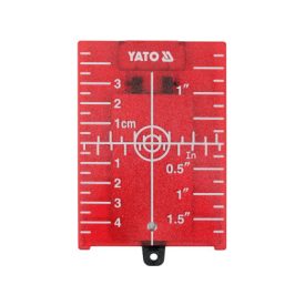 YATO Laserový terč červený magnetický YATO Laserový terč červený magnetický