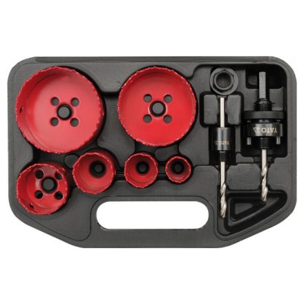 YATO Sada otváracích kruhov 8 dielov (22-73 mm) bimetal