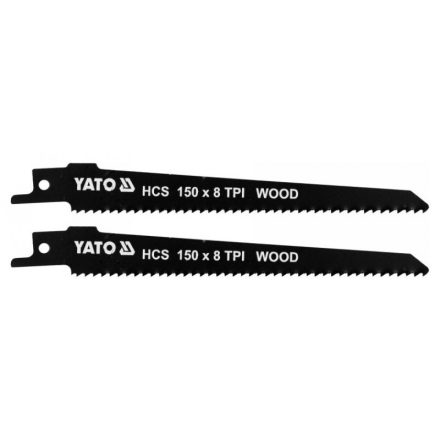 YATO Pílka na drevo 150/1,0 mm 8 TPI HCS (2 ks)