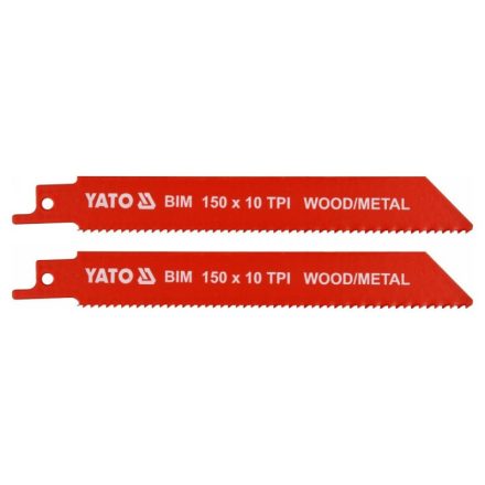 YATO Pilové listy pre záberovú pílu 150 mm/10TPI bimetal (2 ks)